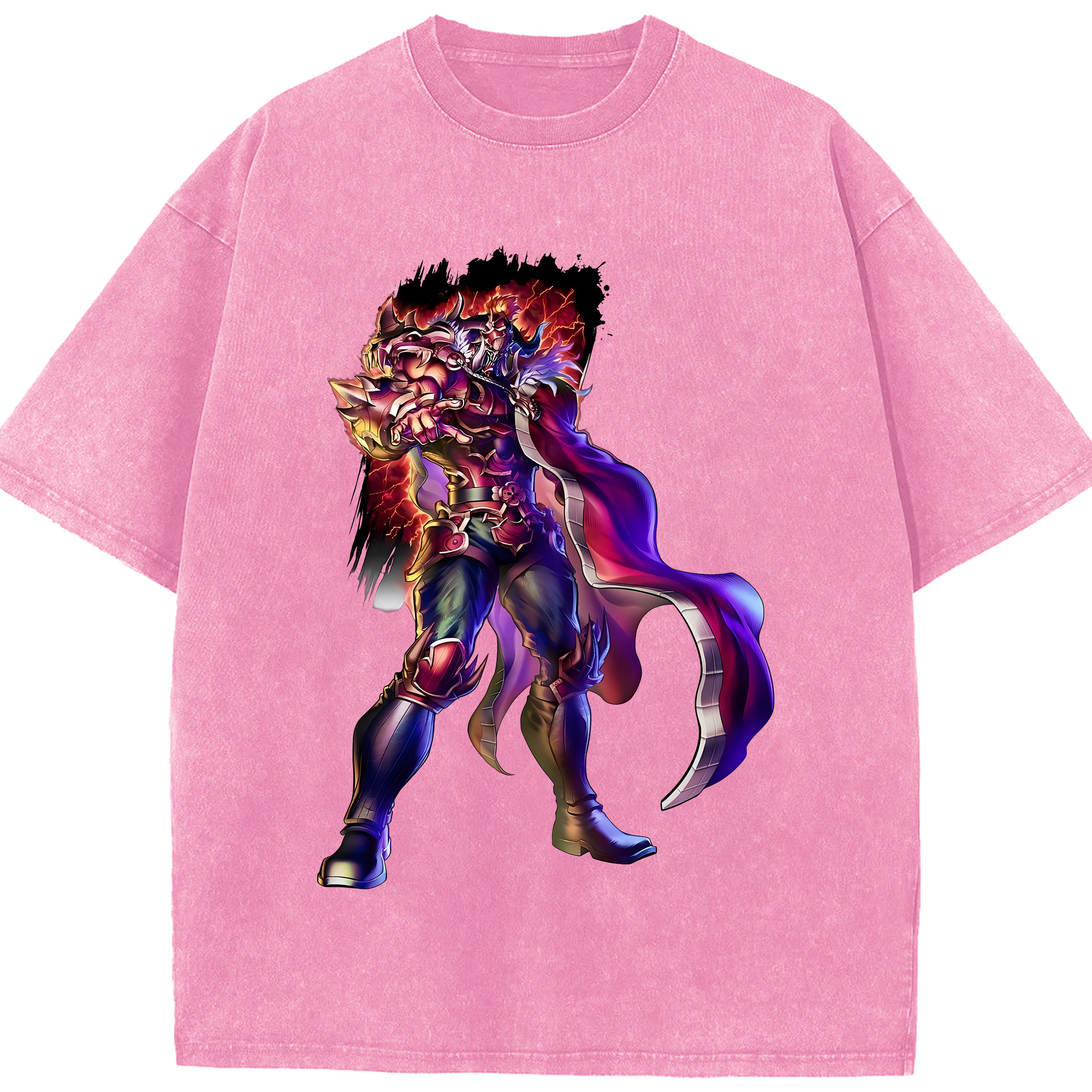 （画像用） 北斗の拳 Fist of the North Star 綿100% ヴィンテージ風 半袖Tシャツ（フロントプリント）